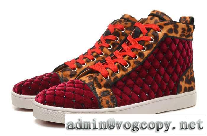 2015秋春 レオパード 」シューズ Christian Louboutin