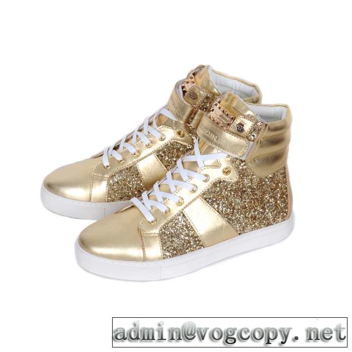 2015秋春 philipp plein フィリッププレイン 」シューズ 着用