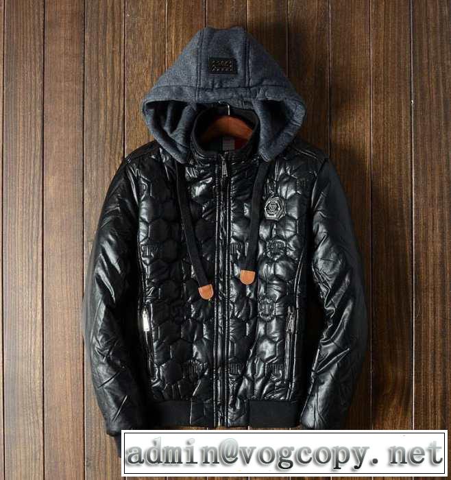 新入荷 2015 philipp plein フィリッププレイン 革ジャケット 2色可選