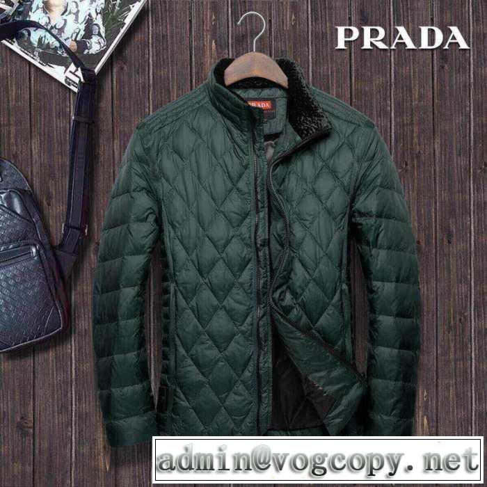 魅力的 2015 prada プラダ ダウンジャケット 2色可選
