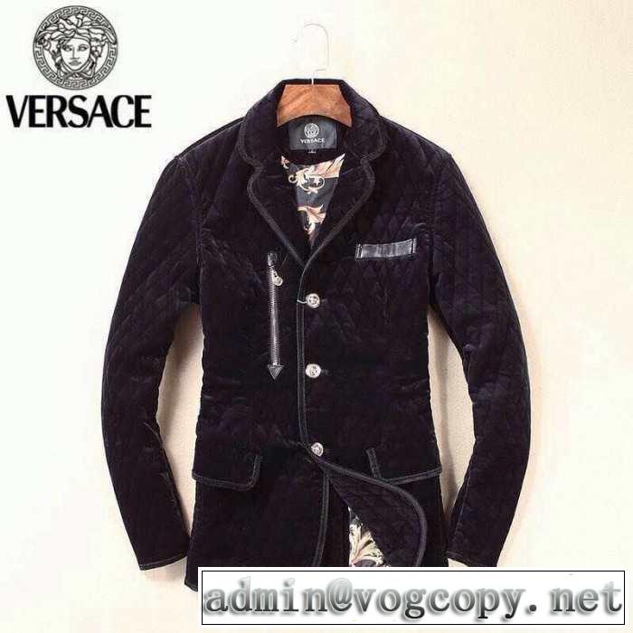 大特価 2015 versace ヴェルサーチ 綿入れ 3色可選 肌寒い季節に欠かせない