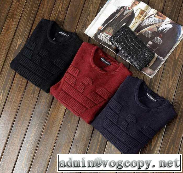 新入荷 2015 armani アルマーニ ニットセーター 3色可選