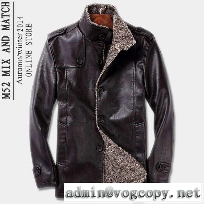 完売品 2015 burberry バーバリー 革ジャケット 3色可選