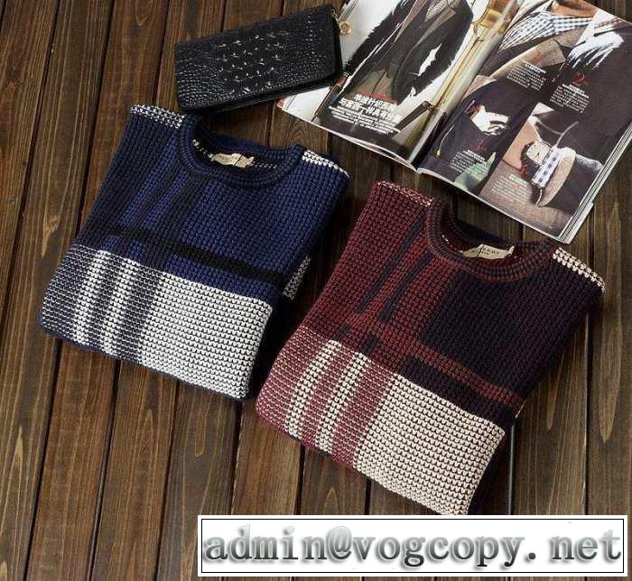 大特価 2015 burberry バーバリー ニットセーター 2色可選
