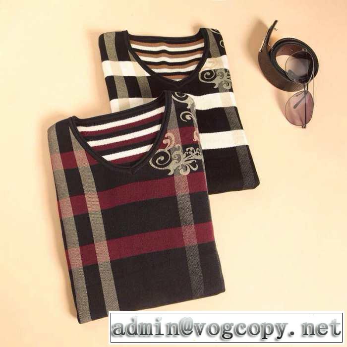 超レア 2015 burberry バーバリー ニットセーター 2色可選