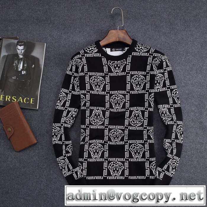 超人気美品◆ 2015 versace ヴェルサーチ セーター 2色可選