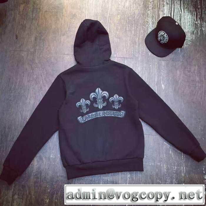 プレゼントに 2016秋冬 クロムハーツ CHROME HEARTS プルオーバーパーカー 男女兼用 2色可選