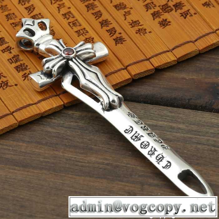 首胸ロゴ 2016 CHROME HEARTS クロムハーツ シルバー925 ペンダントトップ 剣