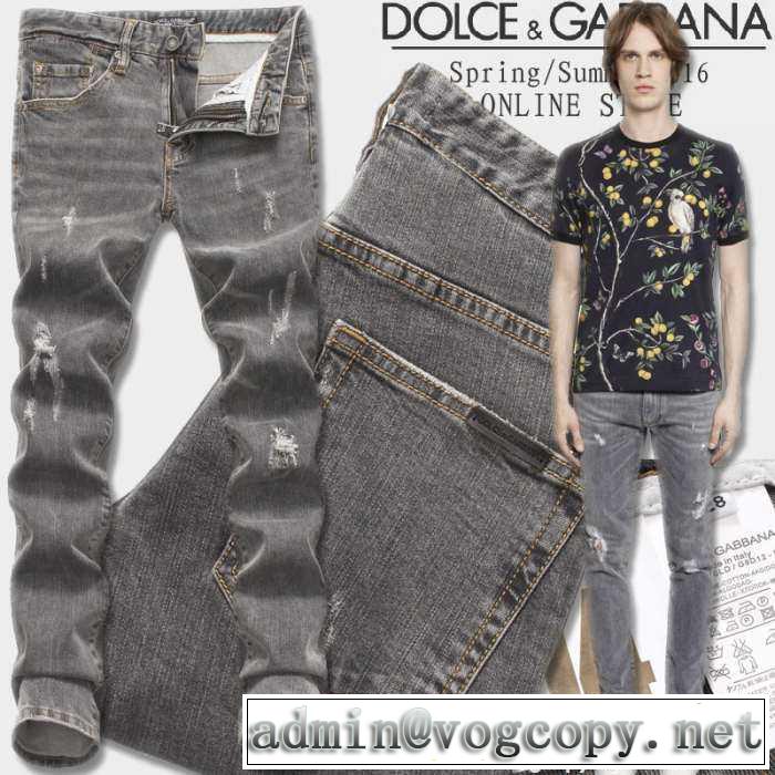 ファッションなスタイル 2016春夏 dolce&gabbana ドルチェ＆ガッバーナ 存在感を放つジーンズ .
