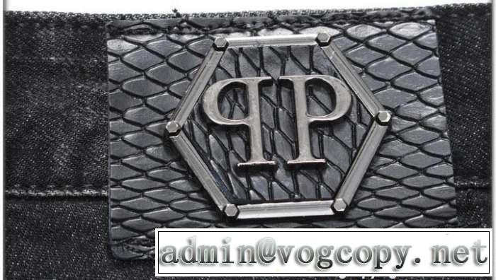 雰囲気の良い 2016春夏 philipp plein フィリッププレイン ダメージデニム 履き心地.