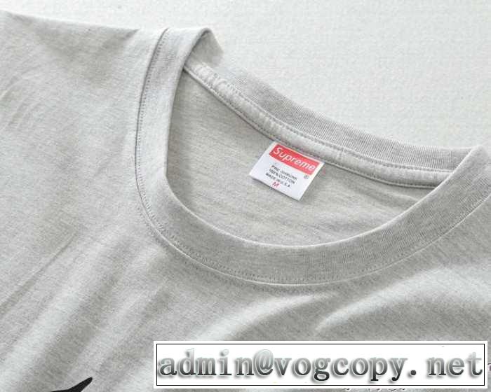 値下げる　シュプリーム　 耐久性のある　半袖tシャツ 美品 4色可選