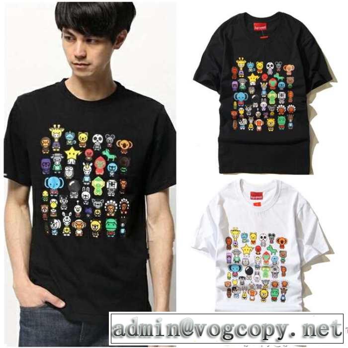 新作　2016春夏シュプリーム 個性的な半袖Tシャツ 2色可選 シンプルなスタイル