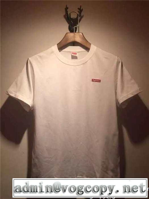 お洒落なシュプリーム 上品さと高級感に溢れた　半袖Tシャツ 2色可選