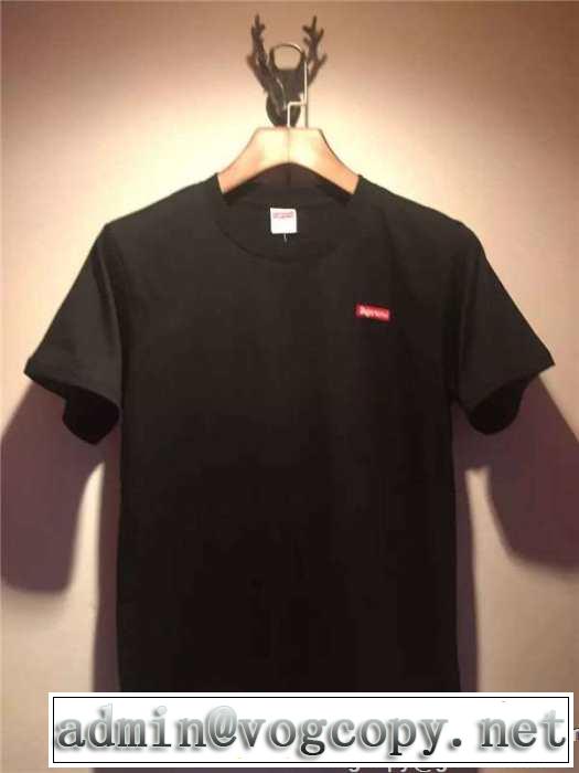 お洒落なシュプリーム 上品さと高級感に溢れた　半袖Tシャツ 2色可選