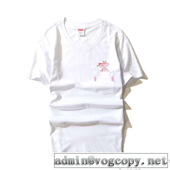 快適に　シュプリーム 個性的な半袖Tシャツ 2色可選 2カラー可選択
