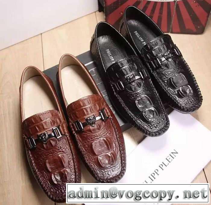 スタイルアップ効果 2016 フィリッププレイン PHILIPP PLEIN カジュアルシューズ  2色可選