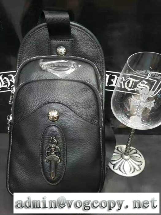 斜め掛けバッグ 2017 シンプルな外観 クロムハーツ CHROME HEARTS 最旬アイテム