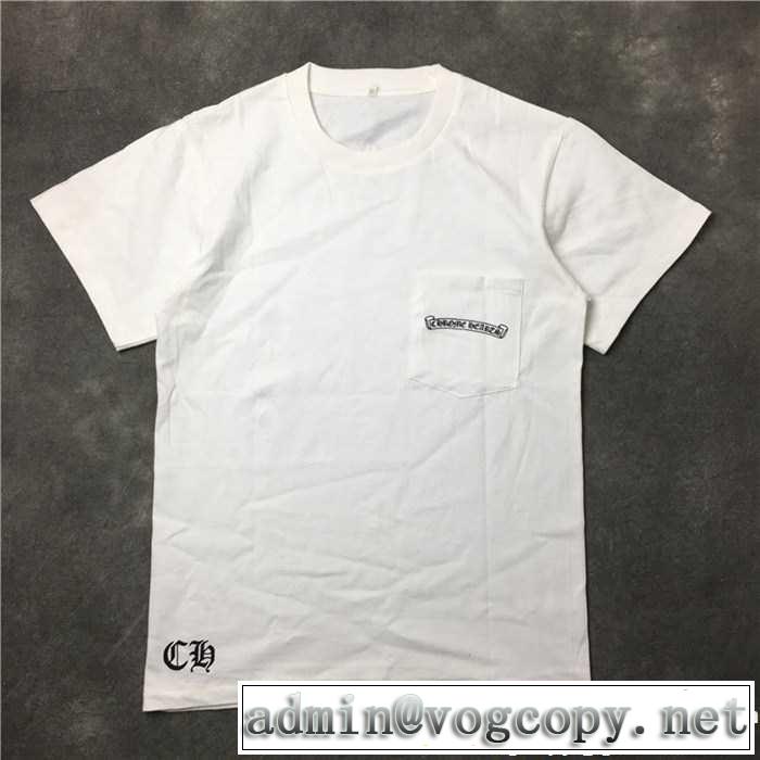 クロムハーツ CHROME HEARTS 着心地抜群2色可選 半袖Tシャツ 数量限定爆買い 2017春夏 