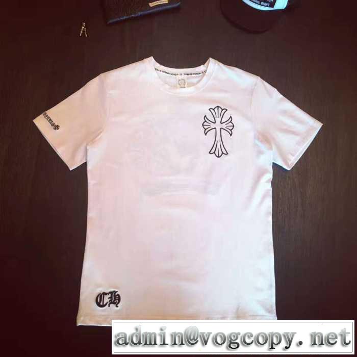 2色可選 クロムハーツ CHROME HEARTS 2017春夏 半袖Tシャツ 上質 大人気！