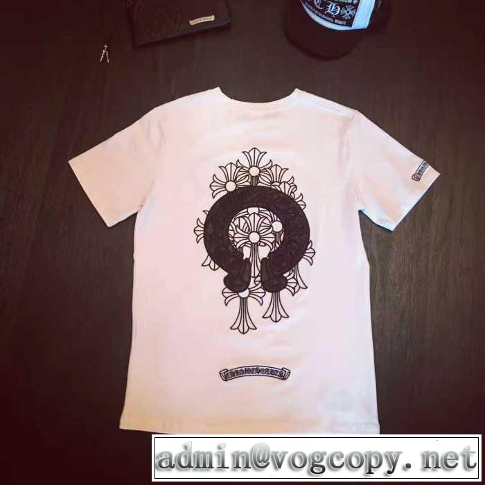 高品質 人気 2017春夏 半袖Tシャツ 2色可選 クロムハーツ CHROME HEARTS