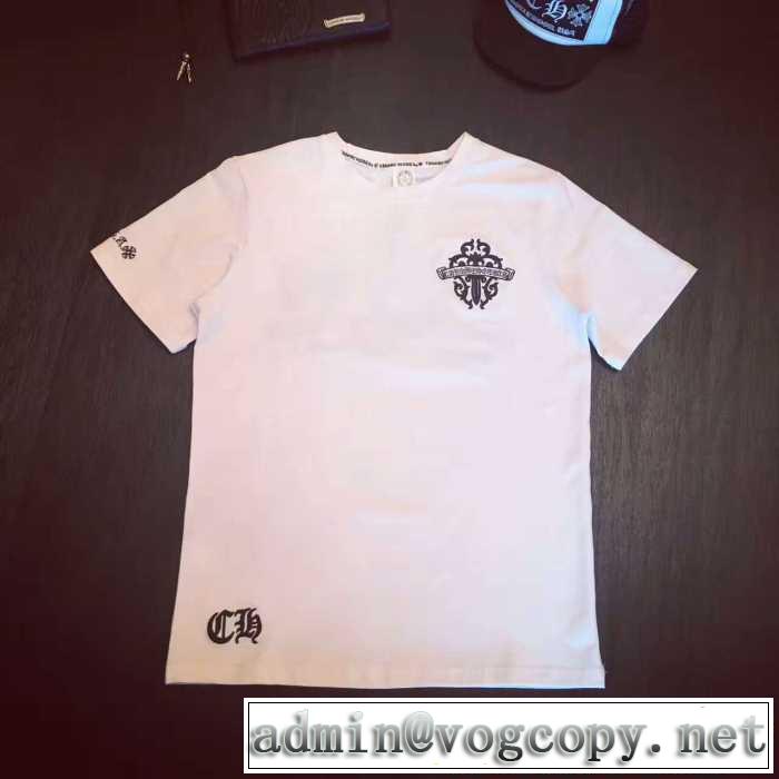 2色可選 2017春夏 半袖Tシャツ クロムハーツ CHROME HEARTS 人気新品★超特価★