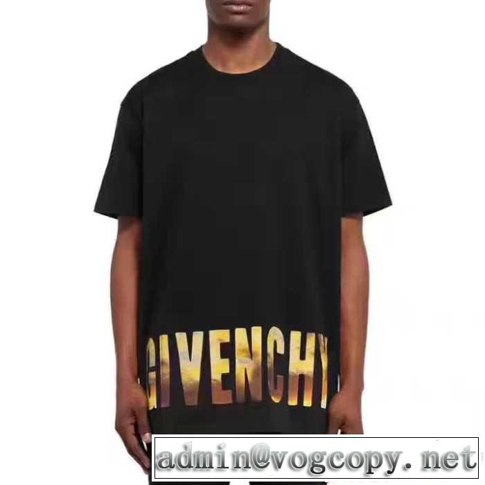 存在感◎ 17SS GIVENCHY ジバンシィ 頑丈な素材 男女兼用 半袖Tシャツ 2色可選