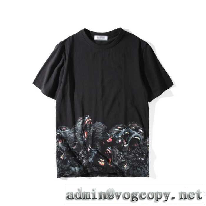 重宝するアイテム 2017春夏 ジバンシィ GIVENCHY 男女兼用 プリント スタイリッシュなデザイン 半袖Tシャツ
