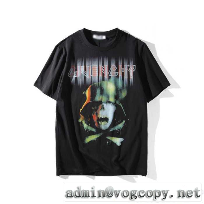 海外セレブ定番愛用 ジバンシィ GIVENCHY 半袖Tシャツ 2017 プリント 柔らかい