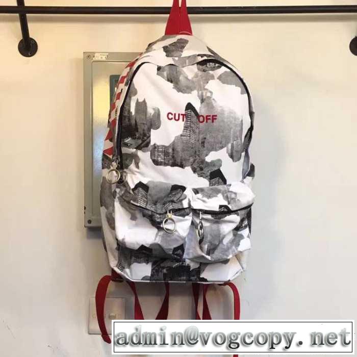 高級感演出 2017春夏 OFF-WHITE 男女兼用 バッグ リュック 上質 大人気