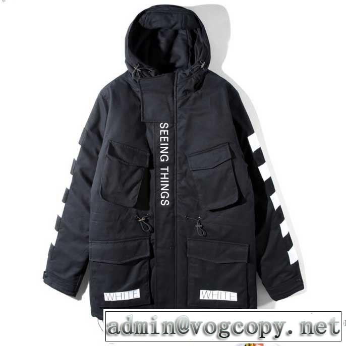 2017秋冬季超人気 艶やかなコート オフホワイト OFF-WHITE ダウンジャケット注目のアイテム