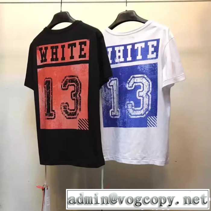 特別人気感謝SALE 2017春夏 オフホワイト OFF-WHITE 2色可選 半袖