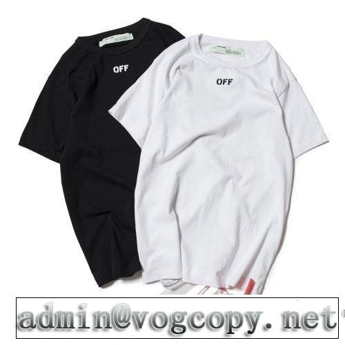 2色可選 SALE!今季 半袖Tシャツ Off-White オフホワイト 男女兼用 2017春夏