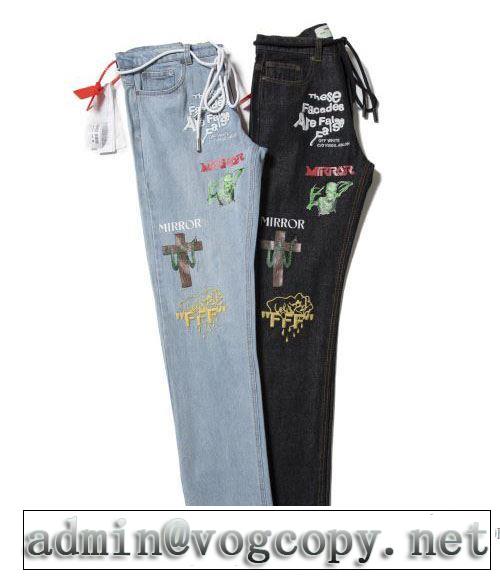 2色可選 男女兼用 大人っぼい 2017春夏 Off-White オフホワイト 程よい色落ち感
