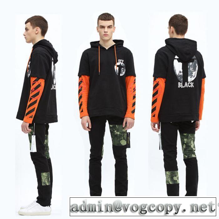 海外セレブ定番愛用 2017ss Off-White オフホワイト ちょうどいい丈感 男女兼用