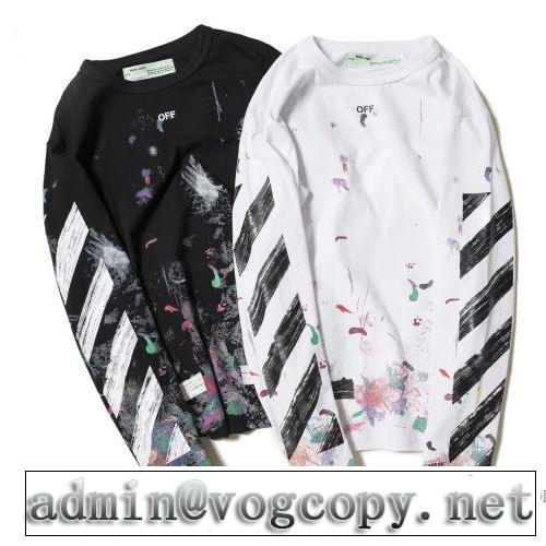 男女兼用 17ss シンプルなデザイン Off-White オフホワイト 2色可選 お買い得品