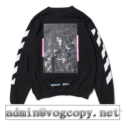 2色可選 超激得限定セール Off-White オフホワイト 男女兼用 風合いの出る 17ss