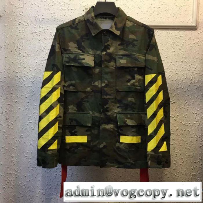 爆買い2017HOTお買い得 オフホワイト OFF-WHITE ボタンパーカー首胸ロゴ