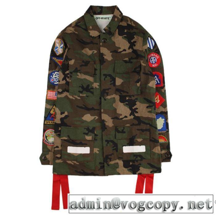スタイリッシュな印象 オフホワイト OFF-WHITE 2017秋冬季超人気カップルペアルック