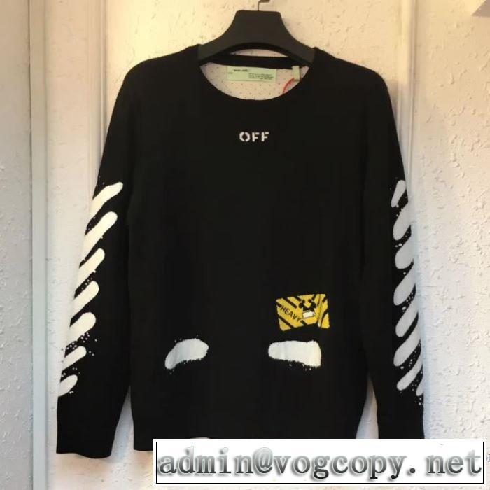実用的 OFF-WHITE 2017秋冬季超人気プルオーバーパーカー オフホワイト