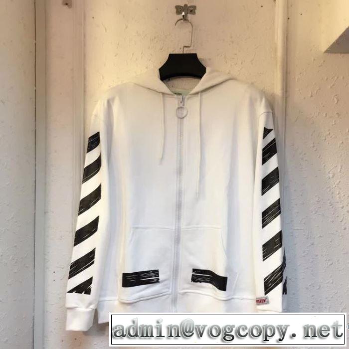 人気セール最新作 オフホワイト OFF-WHITE パーカー2017秋冬季超人気