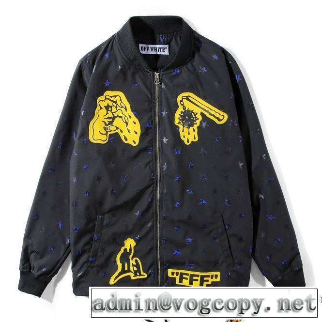SALE!今季 OFF-WHITE 2017秋冬季超人気野球ウェア オフホワイト