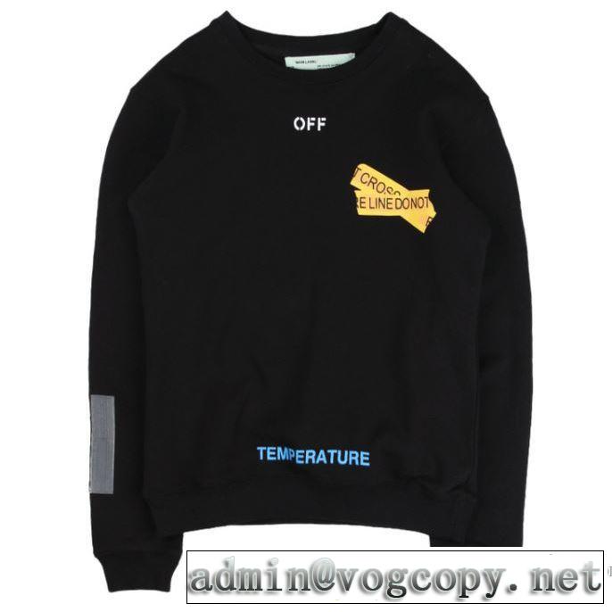 2色可選 オフホワイト OFF-WHITE プルオーバーパーカー 2017年モデル入荷ファッション 人気