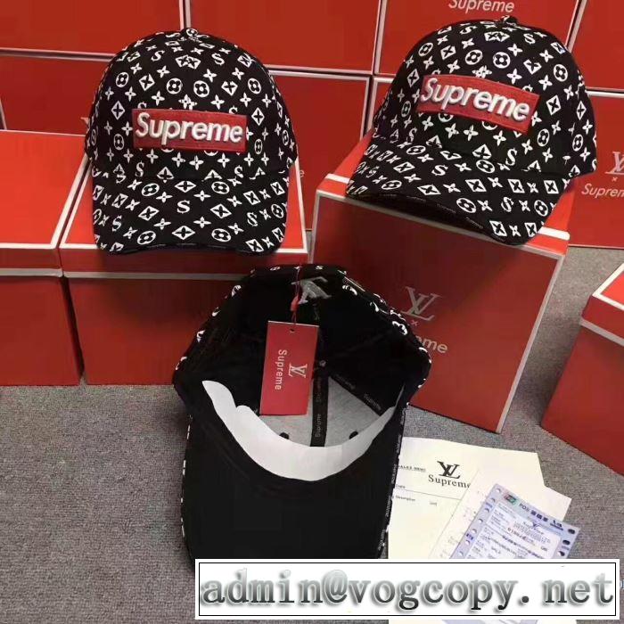 大人のおしゃれに 4色可選 LVsupreme 2017新作 抜群の雰囲気が作れる!