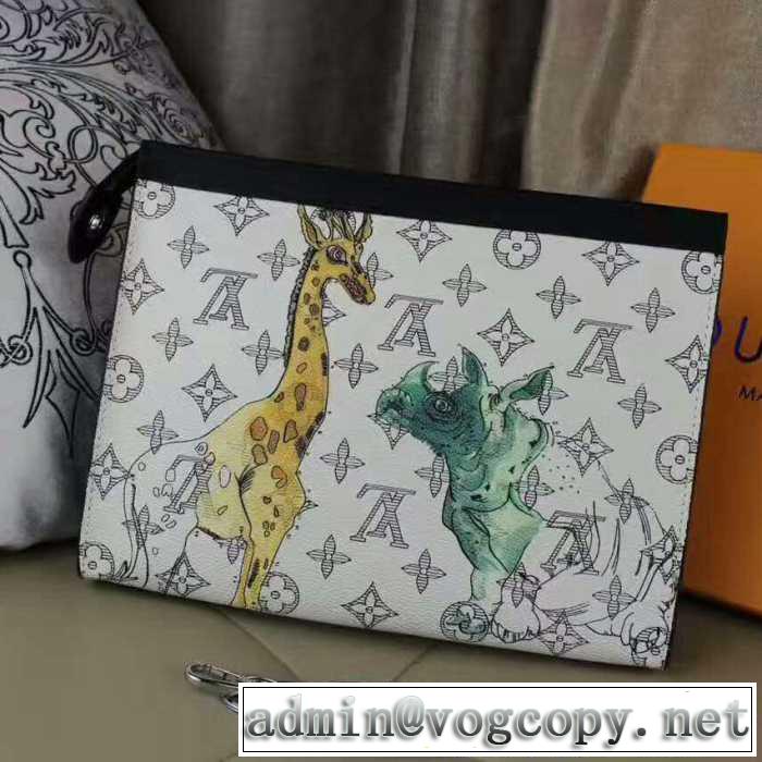 爆買い 春夏ポーチルイ ヴィトン LOUIS VUITTON 2017SS 3色可選