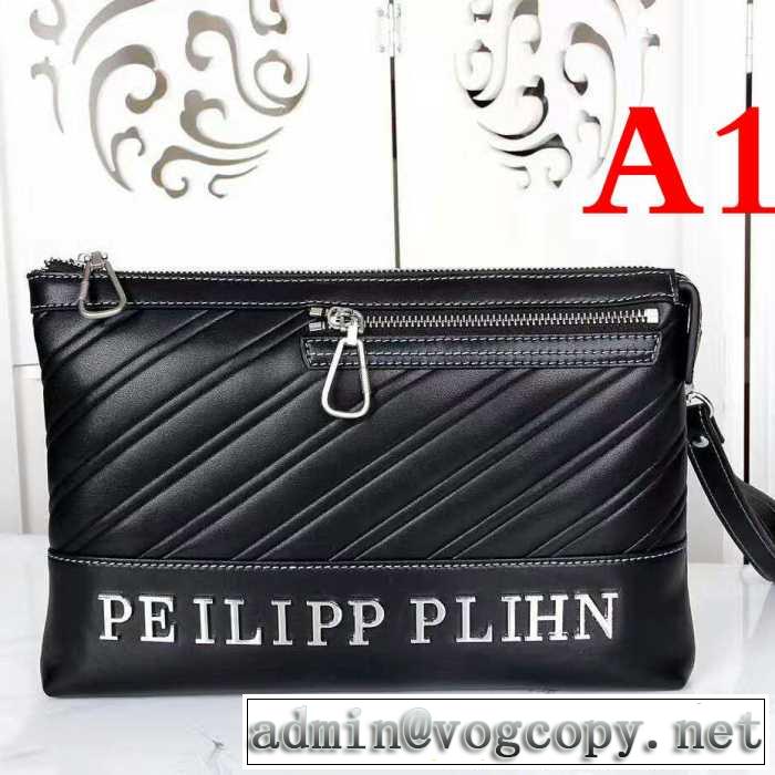 フィリッププレイン PHILIPP PLEIN 2017春夏HOT人気 正規品取扱店ポーチ2色可選