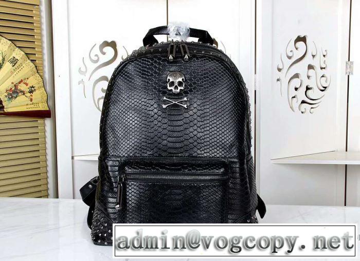 リュック、バックパック 2017秋冬 利便性に優れ フィリッププレイン PHILIPP PLEIN 爆買いセール