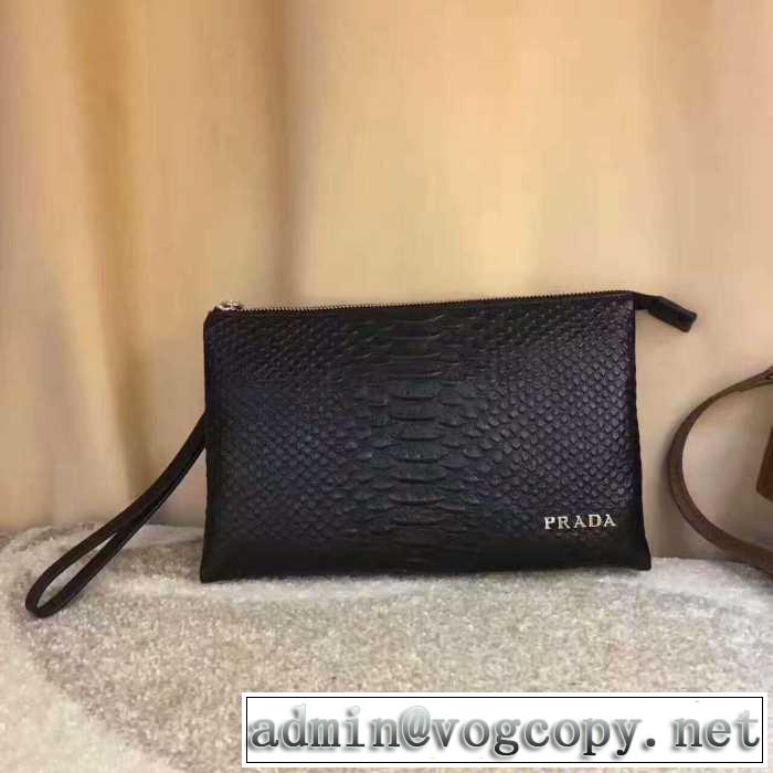 人気定番お買い得 ポーチ 2017春夏 プラダ PRADAHOT本物保証
