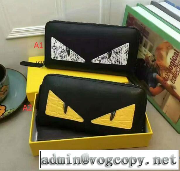 上質 大人気！ 品質保証2017 フェンディ FENDI 長財布 2色可選