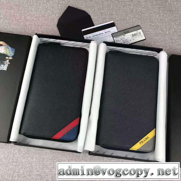 プラダ【大人気】定番商品 PRADA 財布 爆買い2017 美品！2色可選