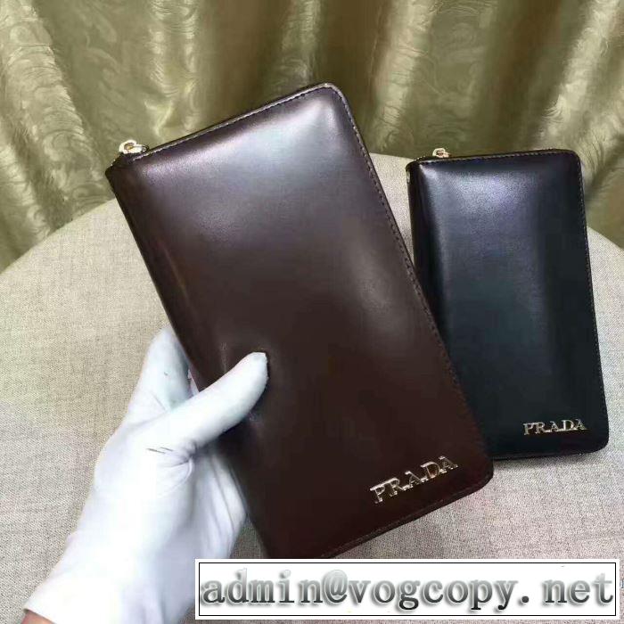 定番人気2017新款大絶賛！財布 プラダ PRADA 2色可選